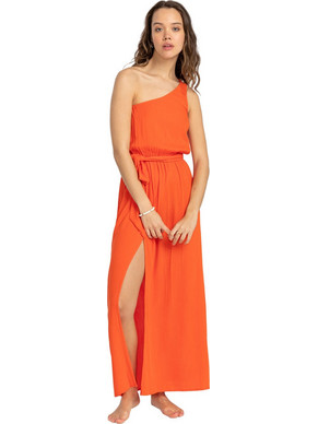 Billabong Too Funky Maxi Καλοκαιρινό Βραδινό Φόρεμα Πορτοκαλί EBJWD00143-NME0
