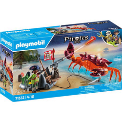Playmobil Pirates Μάχη με τον Γιγάντιο Κάβουρα για 4-10 Ετών 71532