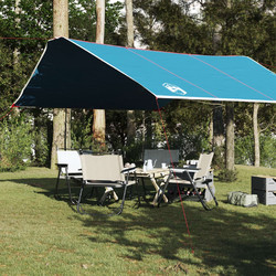 vidaXL Σκίαστρο Παραλίας Μπλε 420x440cm 94674