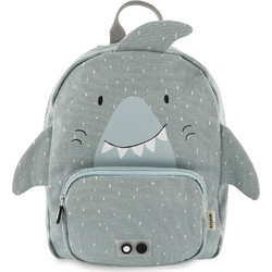 Trixie Mr. Shark Σχολική Τσάντα Πλάτης Νηπιαγωγείου Γκρι 77902