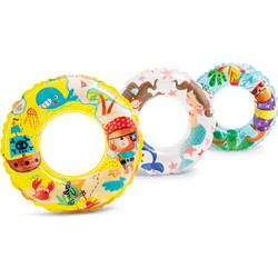 Intex Transparent Rings Παιδικό Σωσίβιο Κουλούρα 61cm 59242