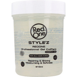 Red One Style'z Coconut Oil Gel Μαλλιών Δυνατό Κράτημα 910ml