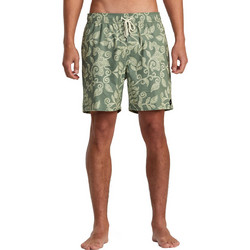 RVCA Ανδρικό Μαγιό Σορτς με Σχέδια Πράσινο Mint AVYBS00265