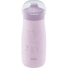 Nuk Mini-Me Sip Παγούρι Ανοξείδωτο Deer Lila 300ml