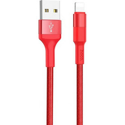 Hoco X26 Braided USB-A to Lightning Cable 1m Red HC-X26-LIGHTNING-SPED