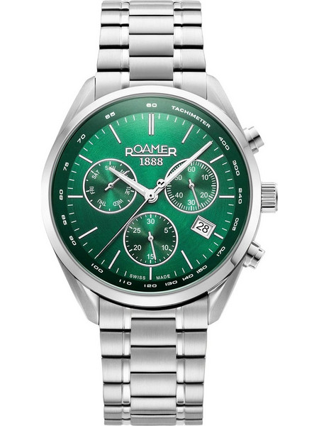 Roamer Pro Chrono Ανδρικό Ρολόι Χρονογράφος με Ασημί Μεταλλικό Μπρασελέ 993819417520