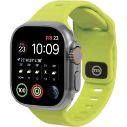 Mobile Origin Λουράκι Σιλικόνης Lime (Apple Watch 42 / 44 / 45 / 49mm)