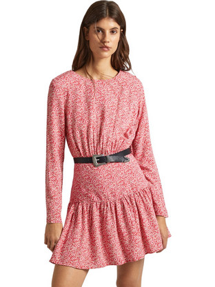 Pepe Jeans Britney Mini Βραδινό Φόρεμα Φούξια PL953446-241