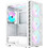 Montech X3 Mesh White Gaming Midi Tower Κουτί Υπολογιστή RGB με Πλαϊνό Παράθυρο
