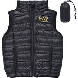 EA7 Αμάνικο Παιδικό Μπουφάν Puffer Μαύρο 8NBQ02-BN29Z-0200