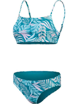 Speedo Printed Adjustable Thinstrap Αθλητικό Γυναικείο Μαγιό Bikini Set Γαλάζιο 8003083-16787