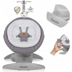 Lionelo Mell Relax Μωρού Κούνια με Μουσική έως 9kg Γκρι 5903771707190