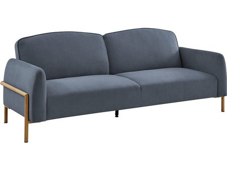 Woodwell Molino Διθέσιος Καναπές Κρεβάτι Γκρι 218x112x42cm Ε9415,1