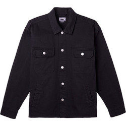 Obey Ανδρικό Πουκάμισο Τζιν Μακρυμάνικο Overshirt Μαύρο 121160054-BLK