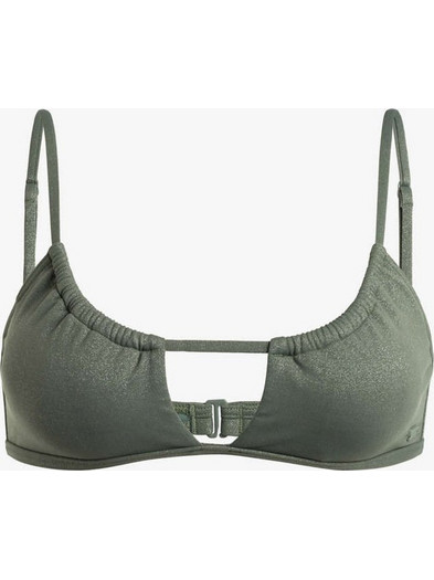 Roxy Bikini Top Μπουστάκι Χακί ERJX305226