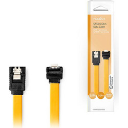 Nedis Καλώδιο Σκληρού Δίσκου 7-Pin SATA III to 7-Pin SATA III 0.5m Yellow