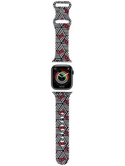 Hello Kitty Bows & Stripes Λουράκι Σιλικόνης (Apple Watch 38 / 40 / 41mm)