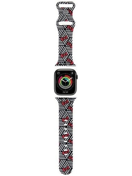Hello Kitty Bows & Stripes Λουράκι Σιλικόνης (Apple Watch 38 / 40 / 41mm)