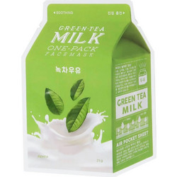 A'pieu Green Tea Milk One-Pack Face Sheet Mask 21gr