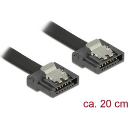 DeLOCK 83839 Καλώδιο Σκληρού Δίσκου 7-Pin SATA III to 7-Pin SATA III 0.2m Black