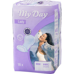 My Day Lady Mini Σερβιέτες Ακράτειας 3 Σταγόνες 16τμχ
