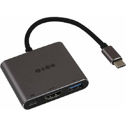 S-Link USB-C Docking Station με HDMI 4K PD