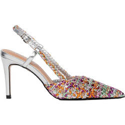 Exe EVA-703 Γόβες Slingback Δερμάτινες με Τακούνι Στιλέτο Πολύχρωμες S470007355P1