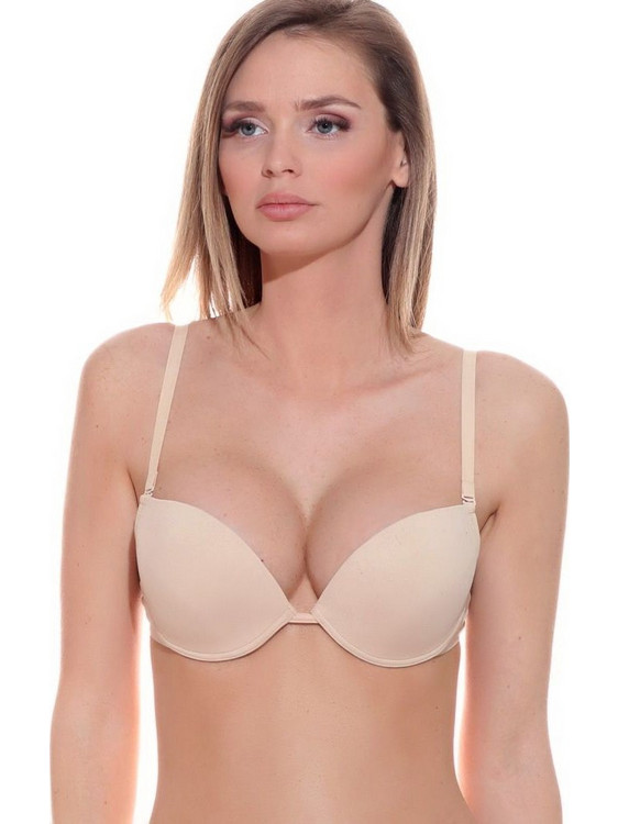 Jolidon Σουτιέν Push Up με Μπανέλα Μπεζ S1153