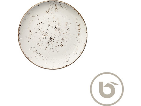 Bonna Grain Πιάτα Ρηχά Πορσελάνης 21cm 12τμχ GRAGRM21DZ