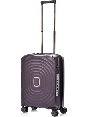 Swissbags Echo 16578 Βαλίτσα Καμπίνας 55x39x22cm με 4 Ρόδες Μωβ