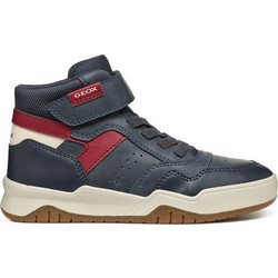 Geox Perth Παιδικά Sneakers Μποτάκια Μπλε J367RF0FE8VC4244