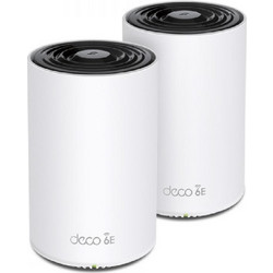 TP-Link Deco XE75 Pro V3 Mesh Access Point WiFi 6E Tri Band (2.4 & 5GHz & 6GHz) 2-Pack