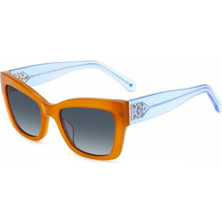 Kate Spade VALERIAS-09QF3 Γυναικεία Γυαλιά Ηλίου Πεταλούδα Κοκάλινα Μπλε Πορτοκαλί με Μαύρο Degradee Φακό