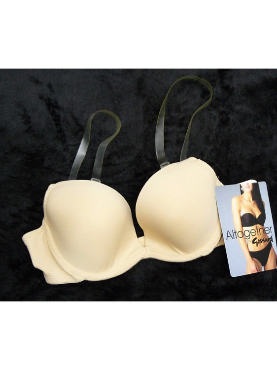 Gossard Σουτιέν Strapless Push Up με Μπανέλα Μπεζ 8791B