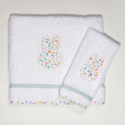 Miffy Des 70 Σετ Βρεφικές Πετσέτες 2τμχ 420gr/m²