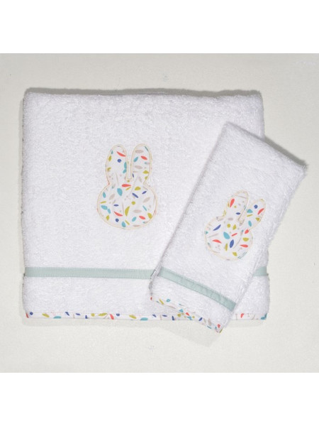 Miffy Des 70 Σετ Βρεφικές Πετσέτες 2τμχ 420gr/m²