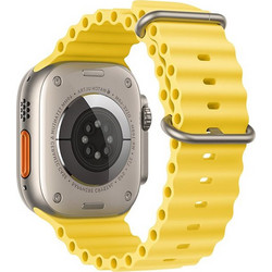 Forcell F-Design FA12 Λουράκι Σιλικόνης Yellow (Apple Watch 38 / 40 / 41mm)