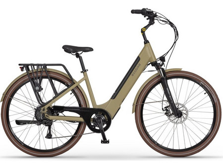 ECOBIKE X-City Ηλεκτρικό Ποδήλατο Πόλης 28" 250W με 8 Ταχύτητες και Δισκόφρενα Καφέ