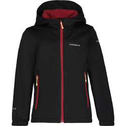 Icepeak Παιδικό Μπουφάν Χειμωνιάτικο Softshell Αδιάβροχο Αντιανεμικό Μαύρο 51896694-966