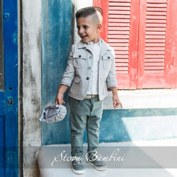 Stova Bambini Βαπτιστικό Κοστούμι με Παντελόνι Πουκάμισο & Σακάκι 6τμχ AW23B03