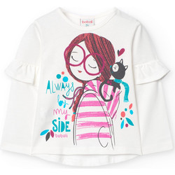 Boboli Παιδικό T-Shirt Μακρυμάνικο Λευκό 229137