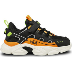 Fila Memory Spinel 3 Παιδικά Sneakers Μαύρα Πορτοκαλί 7YF33002-055