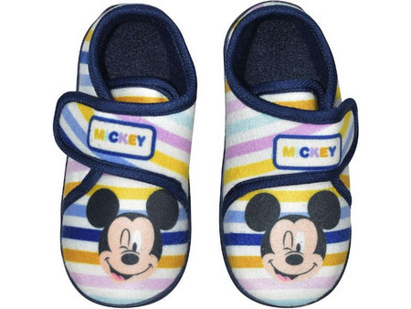 Stamion Mickey Χειμερινές Παιδικές Παντόφλες Μποτάκια για Αγόρια Μπλε D96101WR
