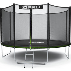 Zipro Jump Pro Τραμπολίνο Εξωτερικού Χώρου με Σκάλα & Δίχτυ 374cm