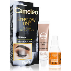 Delia Cosmetics Cameleo 1.0 Black Αδιάβροχη Βαφή Φρυδιών 15ml