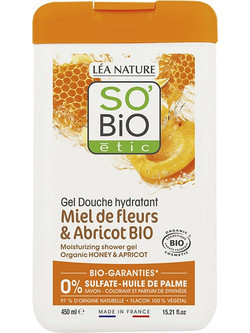 So' Bio Etic Honey & Apricot Αφρόλουτρο σε Gel 450ml