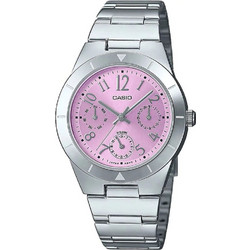 Casio Γυναικείο Ρολόι με Ασημί Μεταλλικό Μπρασελέ LTP-2069D-4A3VEF