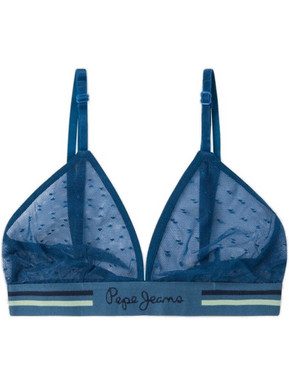 Pepe Jeans Mina Σουτιέν Τριγωνάκι χωρίς Μπανέλα Μπλε U4F5822PEP-582