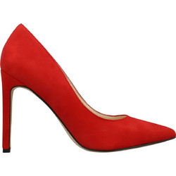 Nine West TATIANA Γόβες Suede με Τακούνι Στιλέτο Κόκκινες DRE06