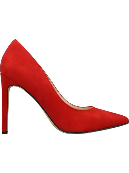 Nine West TATIANA Γόβες Suede με Τακούνι Στιλέτο Κόκκινες DRE06